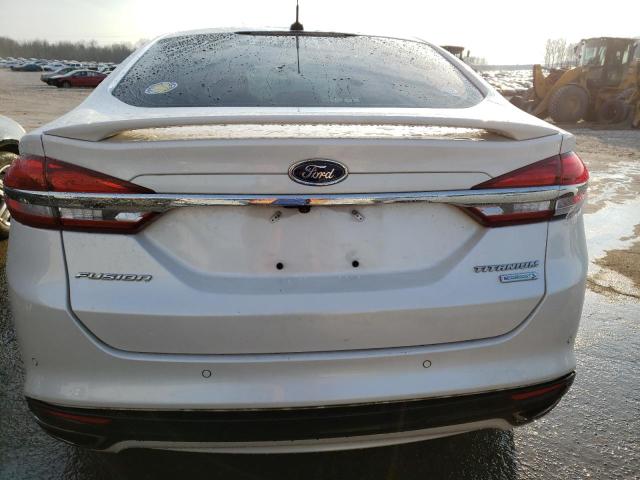 3FA6P0K9XJR129226 - 2018 FORD FUSION TITANIUM/PLATINUM WHITE photo 6