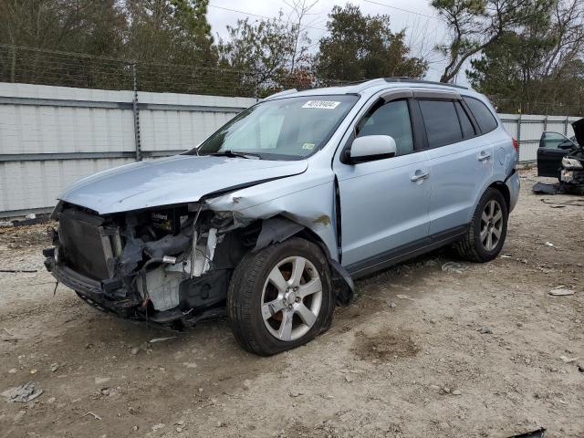 5NMSH13EX7H087446 - 2007 HYUNDAI SANTA FE SE BLUE photo 1