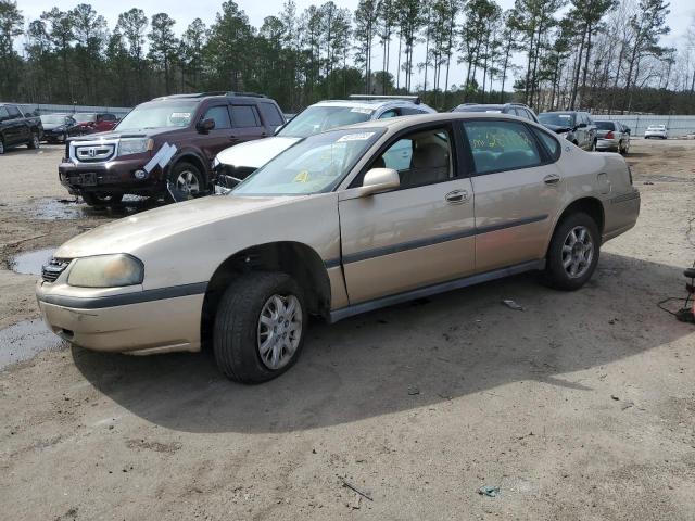 2G1WF52E849159089 - 2004 CHEVROLET IMPALA GOLD photo 1