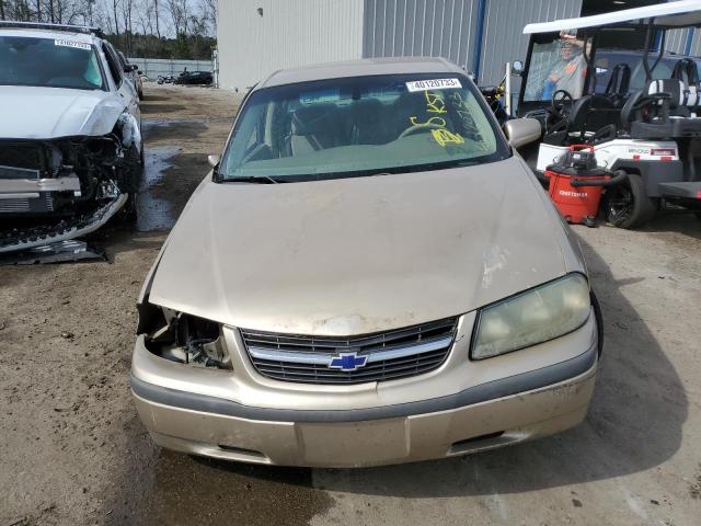 2G1WF52E849159089 - 2004 CHEVROLET IMPALA GOLD photo 5