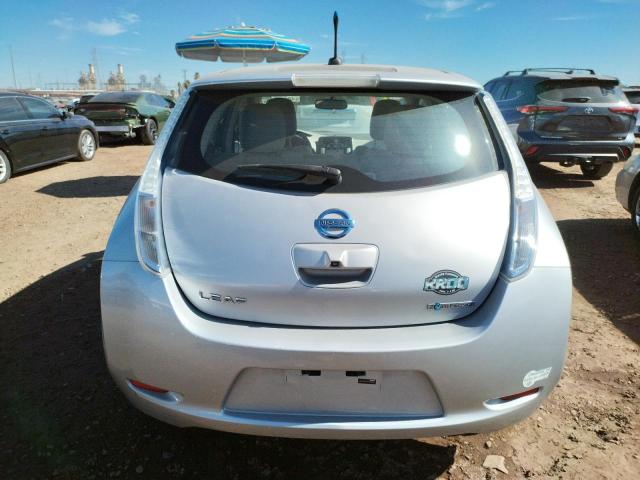 JN1AZ0CP7BT009351 - 2011 NISSAN LEAF SV SILVER photo 6