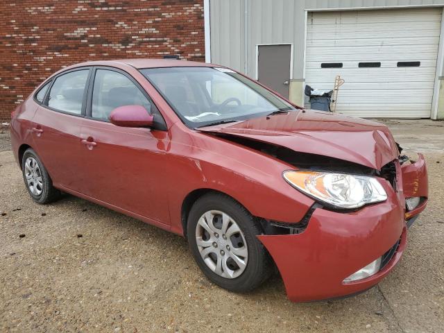 KMHDU46D19U748734 - 2009 HYUNDAI ELANTRA GLS RED photo 4