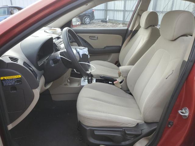 KMHDU46D19U748734 - 2009 HYUNDAI ELANTRA GLS RED photo 7