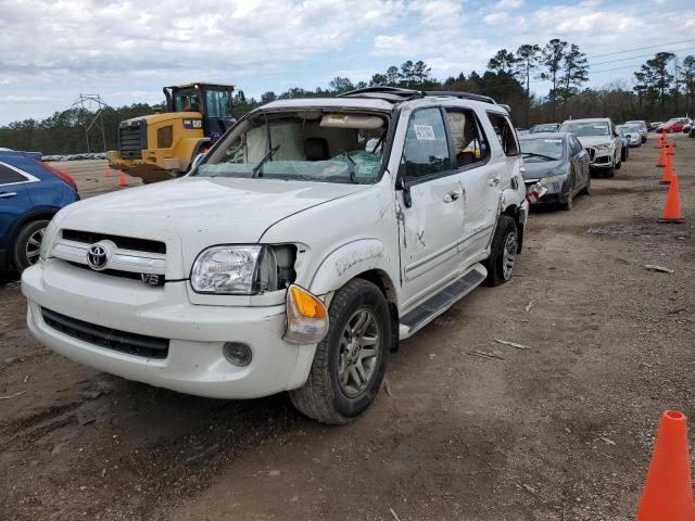 5TDZT38A86S265560 - 2006 TOYOTA SEQUOIA LIMITED WHITE photo 1