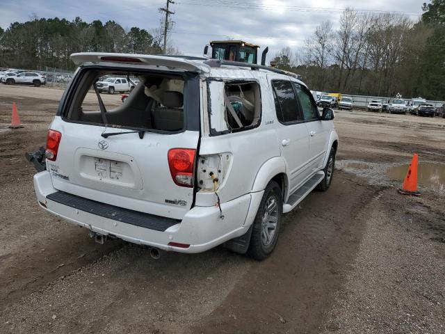 5TDZT38A86S265560 - 2006 TOYOTA SEQUOIA LIMITED WHITE photo 3