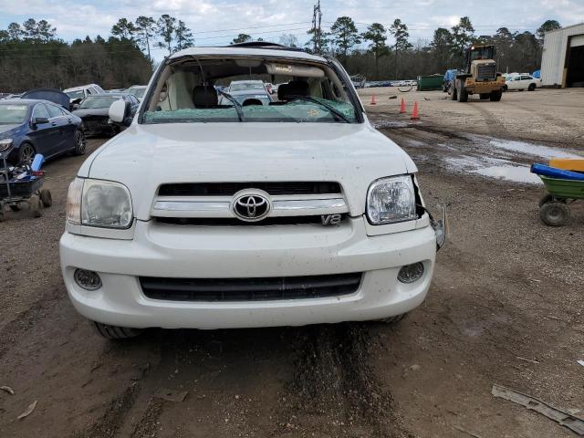 5TDZT38A86S265560 - 2006 TOYOTA SEQUOIA LIMITED WHITE photo 5