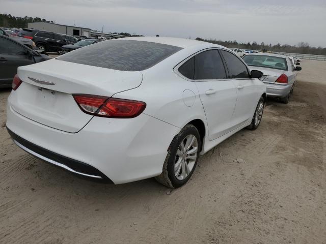 1C3CCCABXGN104339 - 2016 CHRYSLER 200 LIMITED WHITE photo 3