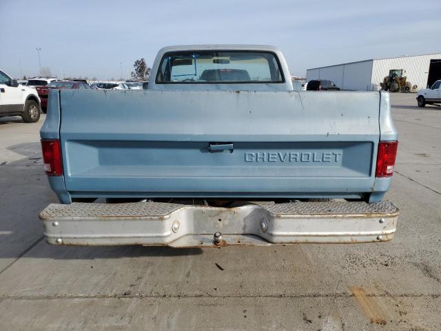 1GCEC14D9BZ110303 - 1981 CHEVROLET C10 BLUE photo 6