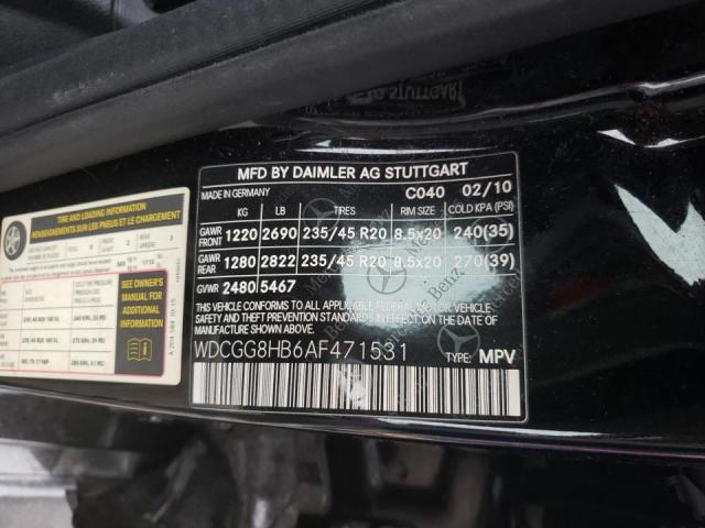 WDCGG8HB6AF471531 - 2010 MERCEDES-BENZ GLK 350 4MATIC BLACK photo 13