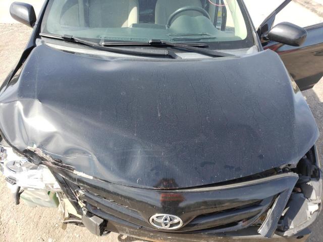 2T1BU4EE2BC570471 - 2011 TOYOTA COROLLA BASE BLACK photo 11