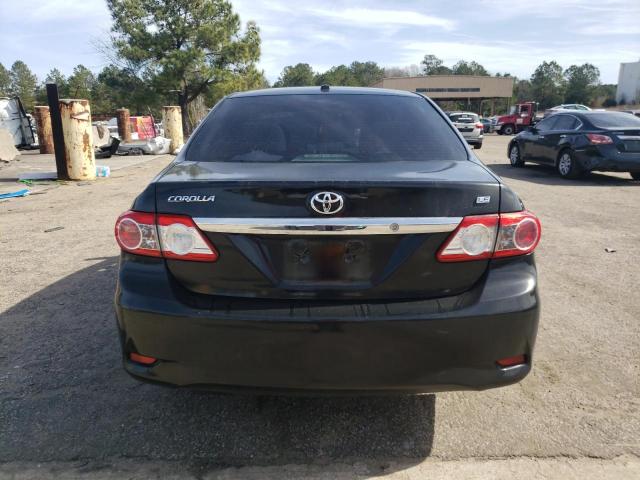 2T1BU4EE2BC570471 - 2011 TOYOTA COROLLA BASE BLACK photo 6