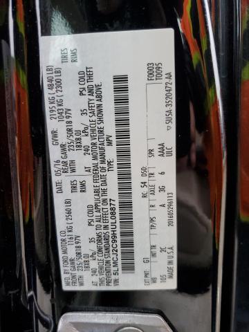 5LMCJ2C99HUL08877 - 2017 LINCOLN MKC SELECT 黑色 照片 12