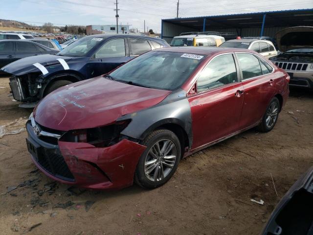 4T1BF1FK6HU740464 - 2017 TOYOTA CAMRY LE RED photo 1