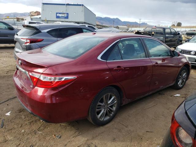 4T1BF1FK6HU740464 - 2017 TOYOTA CAMRY LE RED photo 3