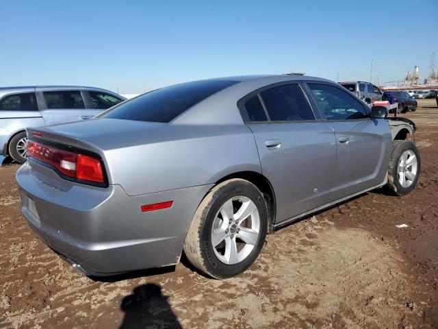 2C3CDXBG7EH222997 - 2014 DODGE CHARGER SE SILVER photo 3