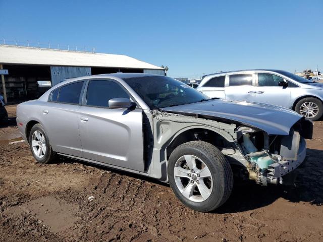 2C3CDXBG7EH222997 - 2014 DODGE CHARGER SE SILVER photo 4