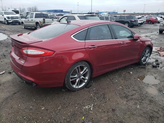 3FA6P0K99DR369825 - 2013 FORD FUSION TITANIUM BURGUNDY photo 3