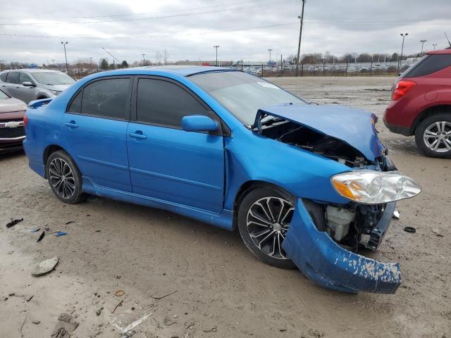 2T1BR32E47C801345 - 2007 TOYOTA COROLLA CE BLUE photo 4