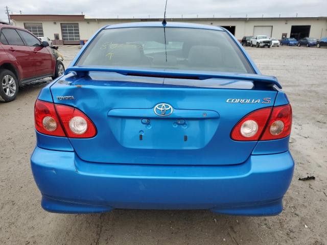 2T1BR32E47C801345 - 2007 TOYOTA COROLLA CE BLUE photo 6