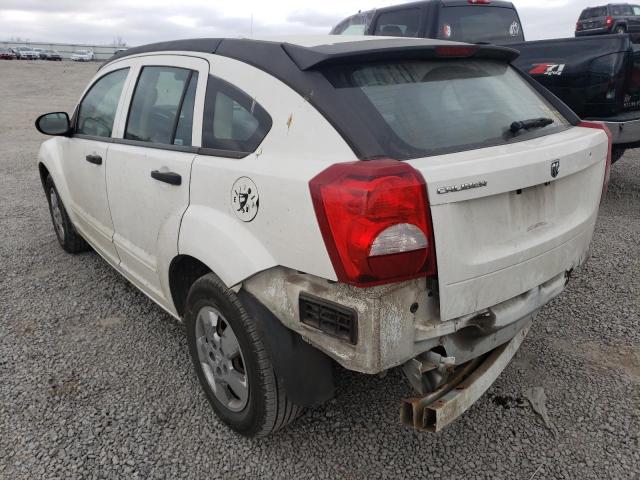 1B3HB28B88D679729 - 2008 DODGE CALIBER WHITE photo 2