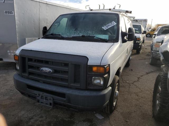 1FTNE1EW5EDA93608 - 2014 FORD ECONOLINE E150 VAN WHITE photo 1