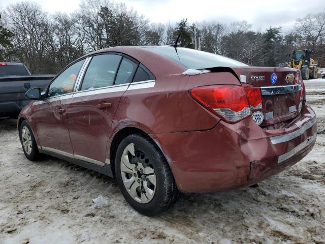 1G1PC5SH8C7237572 - 2012 CHEVROLET CRUZE LS MAROON photo 2