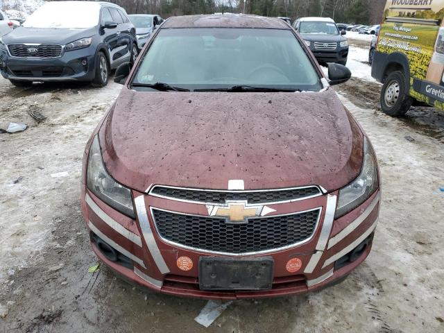 1G1PC5SH8C7237572 - 2012 CHEVROLET CRUZE LS MAROON photo 5