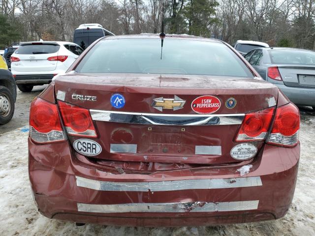 1G1PC5SH8C7237572 - 2012 CHEVROLET CRUZE LS MAROON photo 6