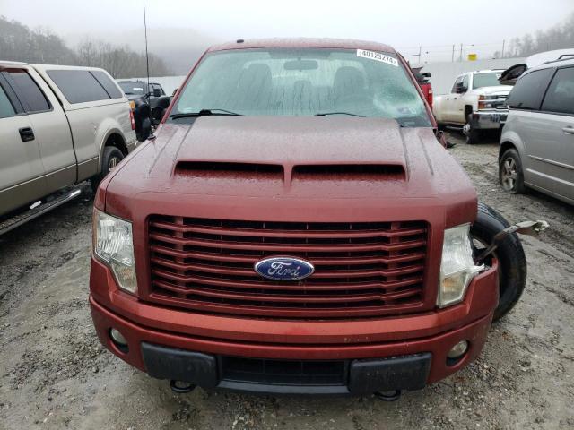 1FTEX1EM6EKF52469 - 2014 FORD F150 SUPER CAB MAROON photo 5