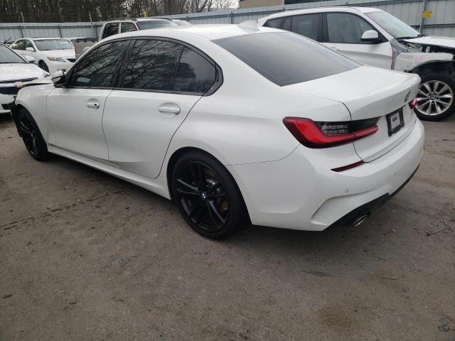 3MW5R7J02L8B45146 - 2020 BMW 330XI WHITE photo 2