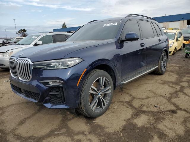 5UXCW2C05L9A02847 - 2020 BMW X7 XDRIVE40I BLUE photo 1