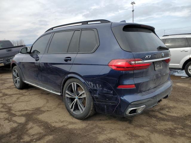 5UXCW2C05L9A02847 - 2020 BMW X7 XDRIVE40I BLUE photo 2