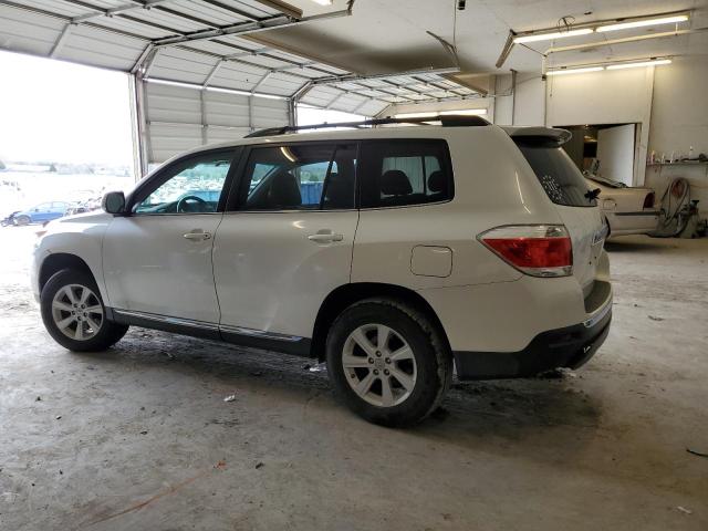 5TDBK3EH1CS099982 - 2012 TOYOTA HIGHLANDER BASE WHITE photo 2