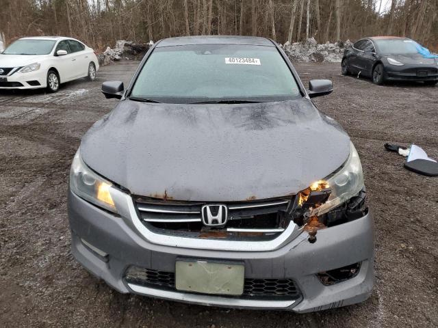 1HGCR2F89DA803841 - 2013 HONDA ACCORD EXL CHARCOAL photo 5