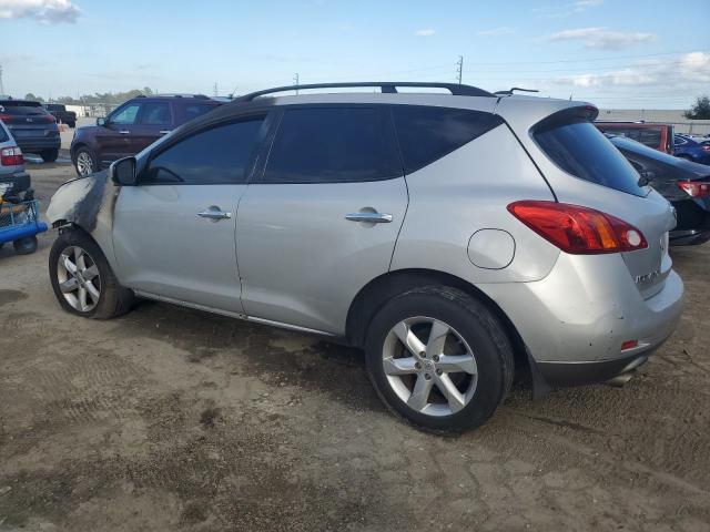 JN8AZ18U29W003553 - 2009 NISSAN MURANO S SILVER photo 2