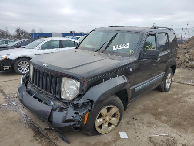 1J8GN28K09W527167 - 2009 JEEP LIBERTY SP BLACK photo 1