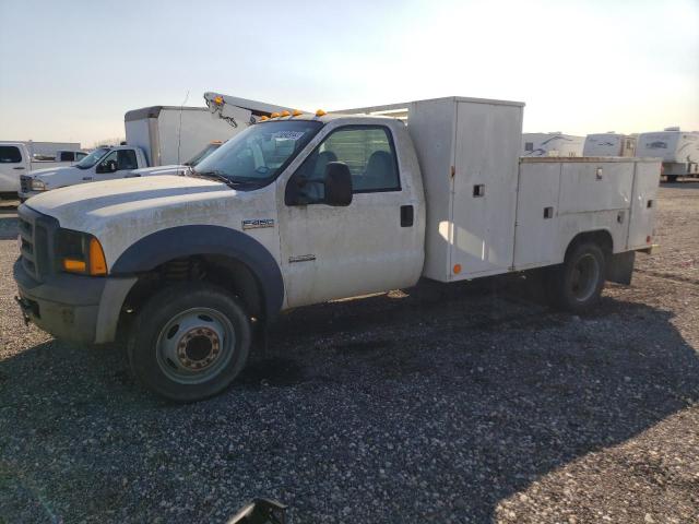 1FDXF46P06EA33726 - 2006 FORD F450 SUPER DUTY WHITE photo 1