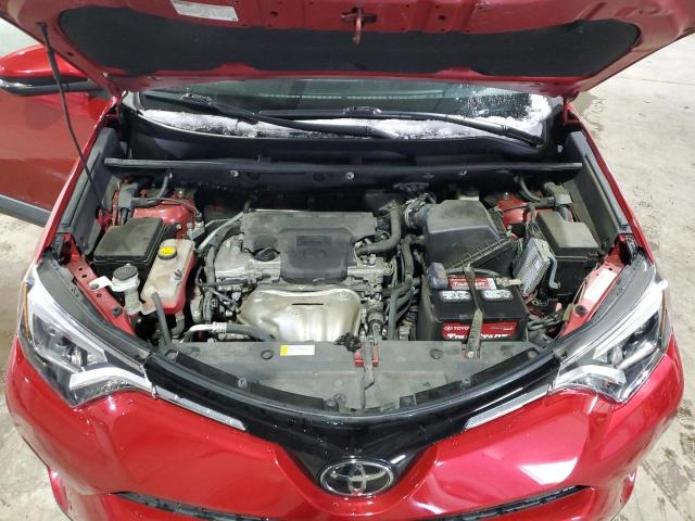 2T3DFREV0HW572203 - 2017 TOYOTA RAV4 LIMITED RED photo 12