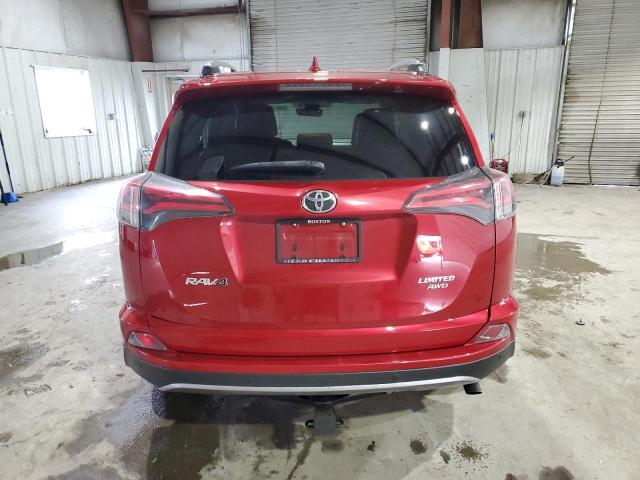 2T3DFREV0HW572203 - 2017 TOYOTA RAV4 LIMITED RED photo 6