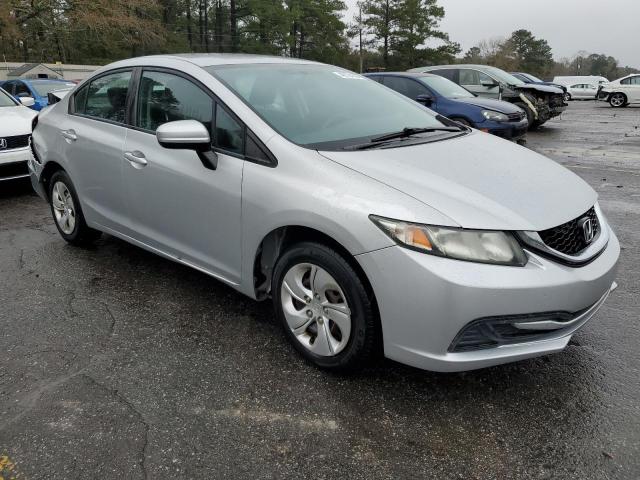 19XFB2F52EE204395 - 2014 HONDA CIVIC LX SILVER photo 4