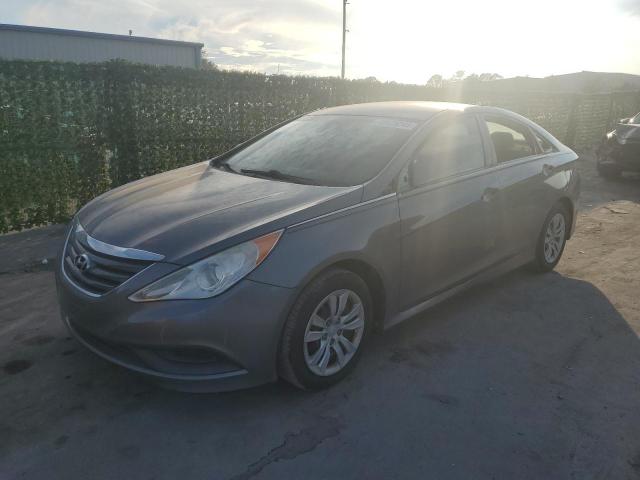 5NPEB4ACXEH858554 - 2014 HYUNDAI SONATA GLS GRAY photo 1