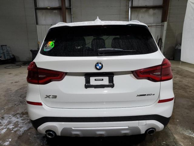 5UXTS1C0XL9D47281 - 2020 BMW X3 XDRIVE30E WHITE photo 6