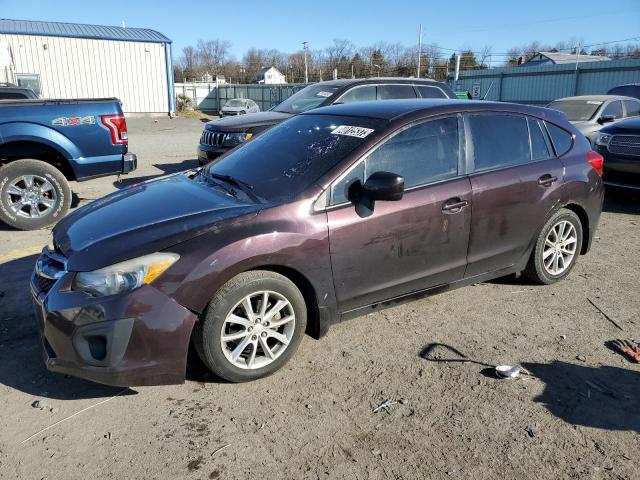 JF1GPAC67DH842282 - 2013 SUBARU IMPREZA PR MAROON photo 1