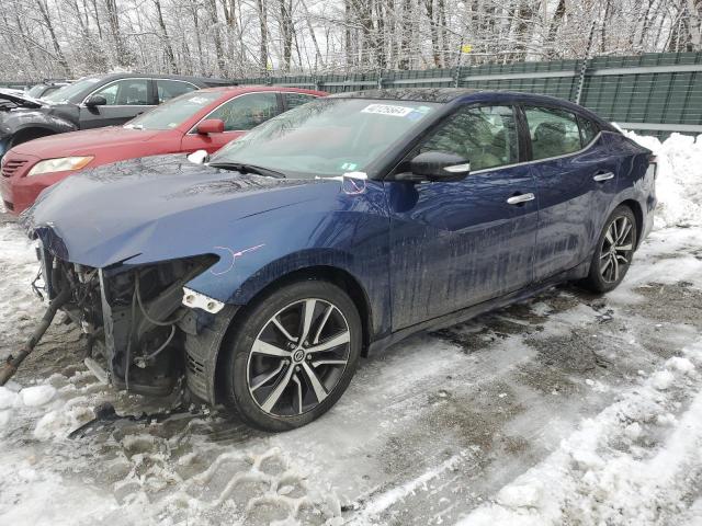 1N4AA6AV9KC370224 - 2019 NISSAN MAXIMA S BLUE photo 1