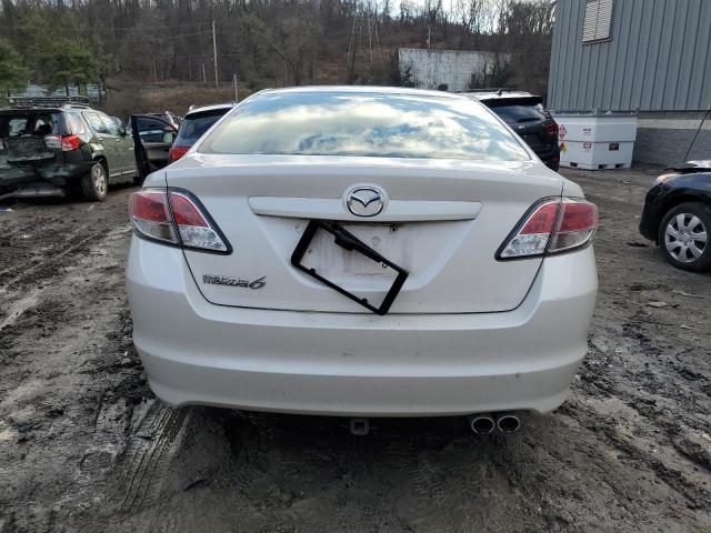 1YVHZ8BH7D5M06256 - 2013 MAZDA 6 SPORT WHITE photo 6