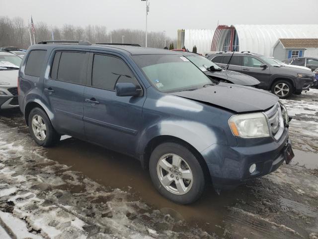 5FNYF4H71BB049609 - 2011 HONDA PILOT EXLN BLUE photo 4