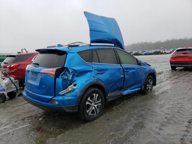 JTMZFREV2JJ164358 - 2018 TOYOTA RAV4 LE BLUE photo 3