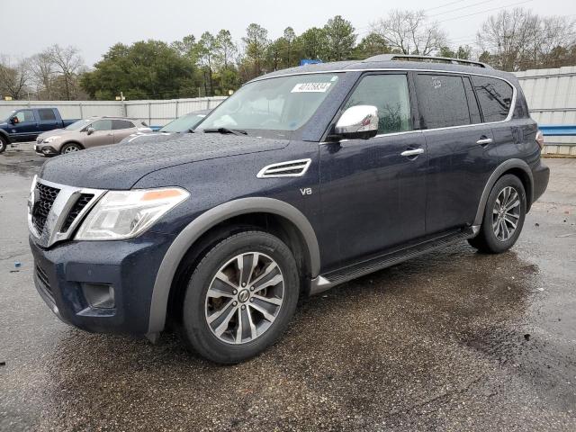 JN8AY2ND6KX009756 - 2019 NISSAN ARMADA SV BLUE photo 1