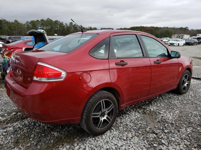 1FAHP3FN7AW177703 - 2010 FORD FOCUS SE MAROON photo 3