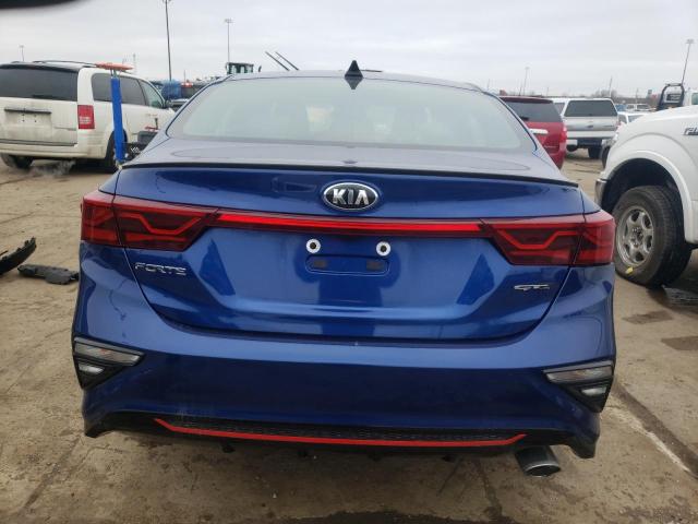 3KPF34AD4ME357804 - 2021 KIA FORTE GT LINE BLUE photo 6